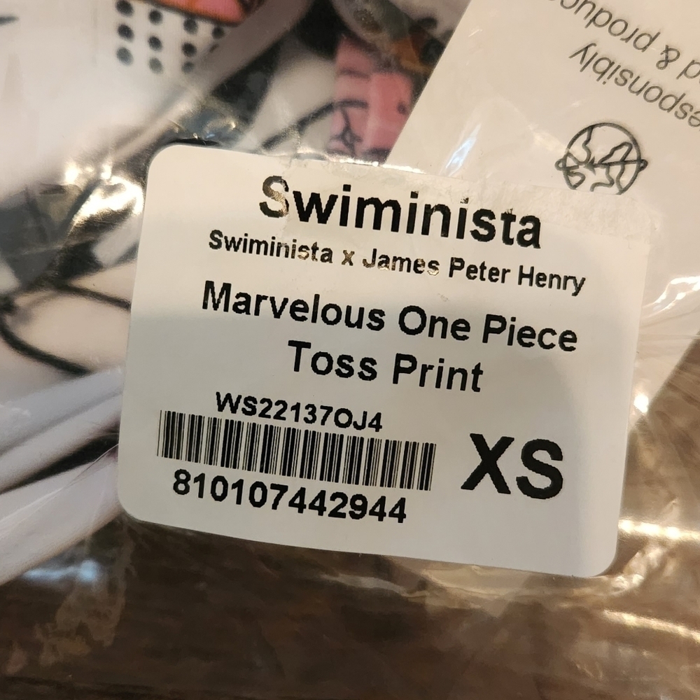 JAMES Peter Henry Swiminista Marvelous Art Toss One Piece Swimsuit - Picture 12 of 13
